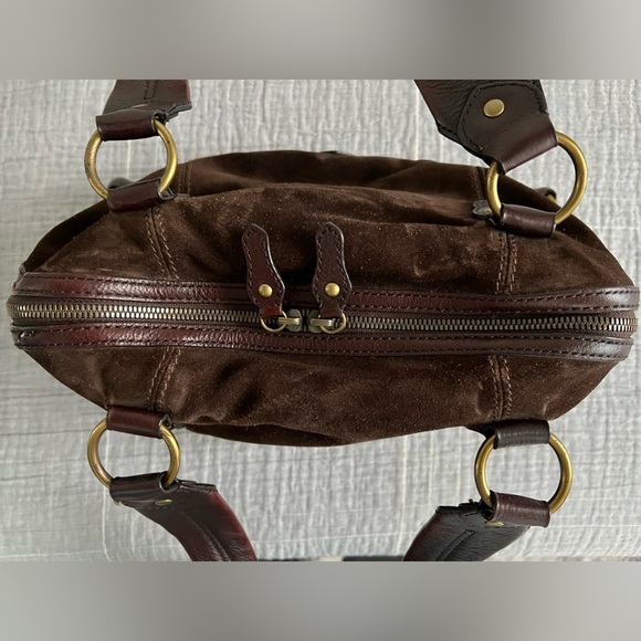 Michael by Michael Kors - Suede and leather handbag - Picture 9 of 14